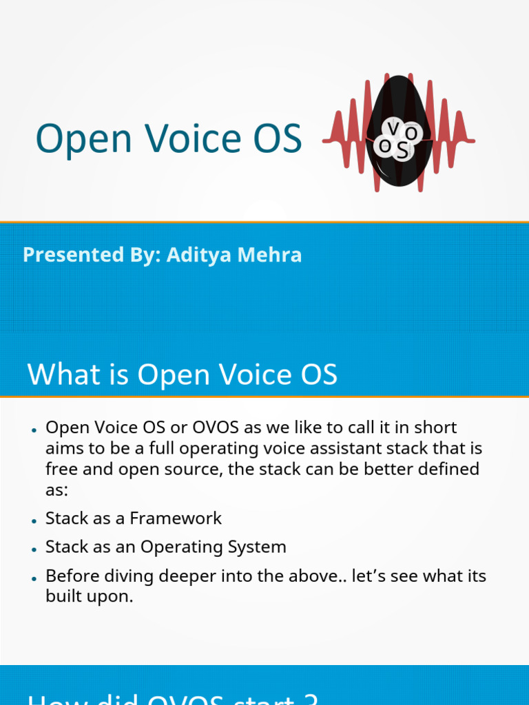 Open Voice OS Overview and Features | PDF | Parsing | Graphical User ...