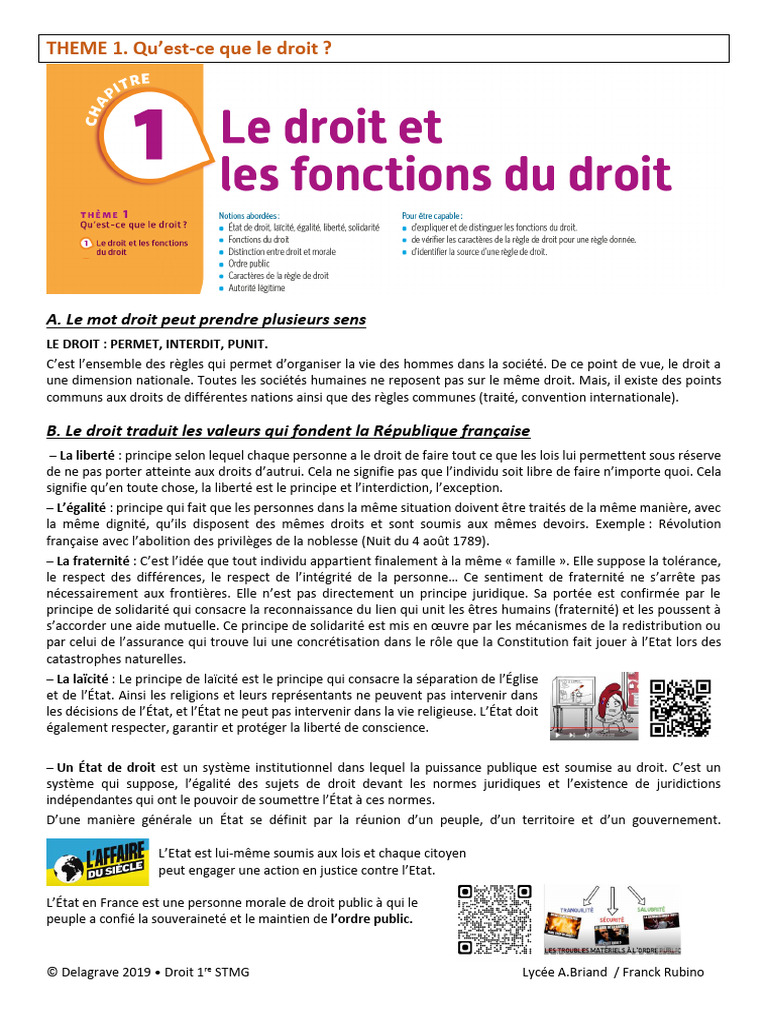 Comprendre le Droit et ses Principes | PDF | État | Sciences politiques