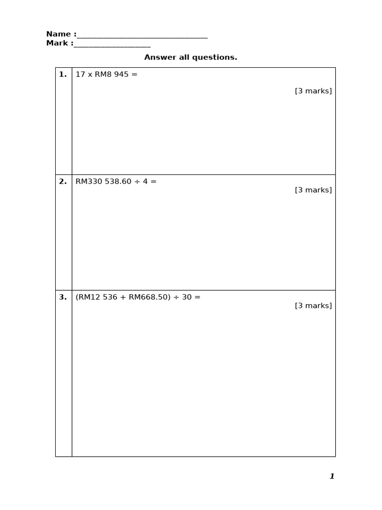 Math Problems and Calculations Guide | PDF