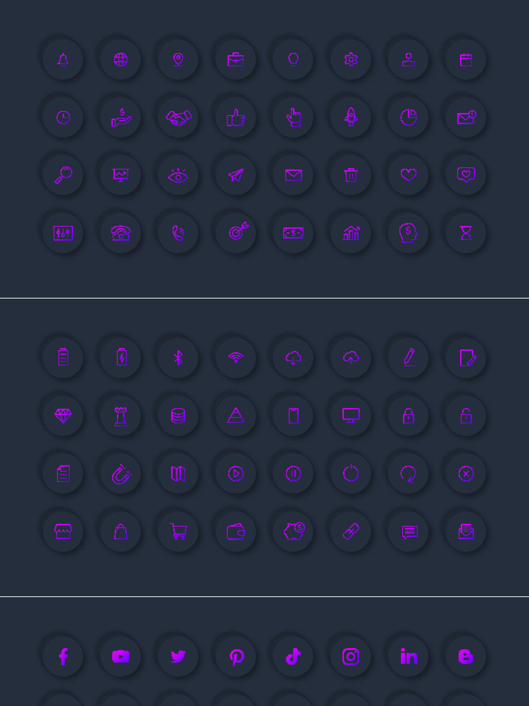 Icons (Dark) | PDF