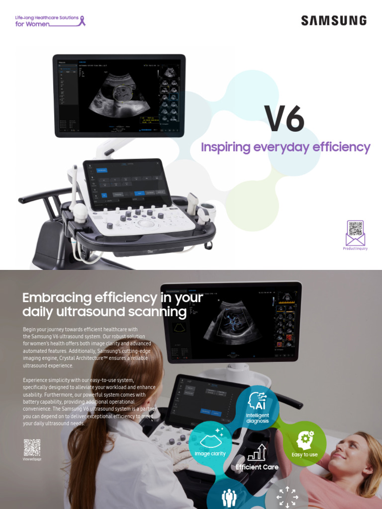 Samsung V6 Ultrasound System Overview | PDF | Medical Ultrasound ...