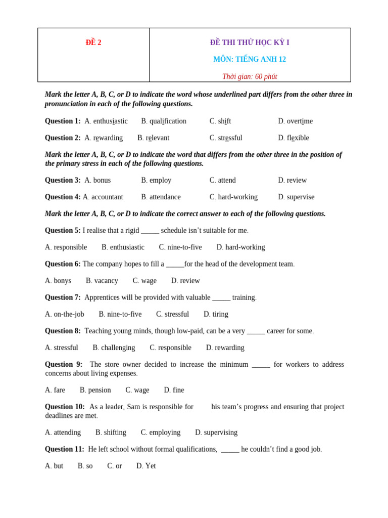 English 12 Midterm Practice Exam | PDF | Climate Change | Atmosphere Of ...