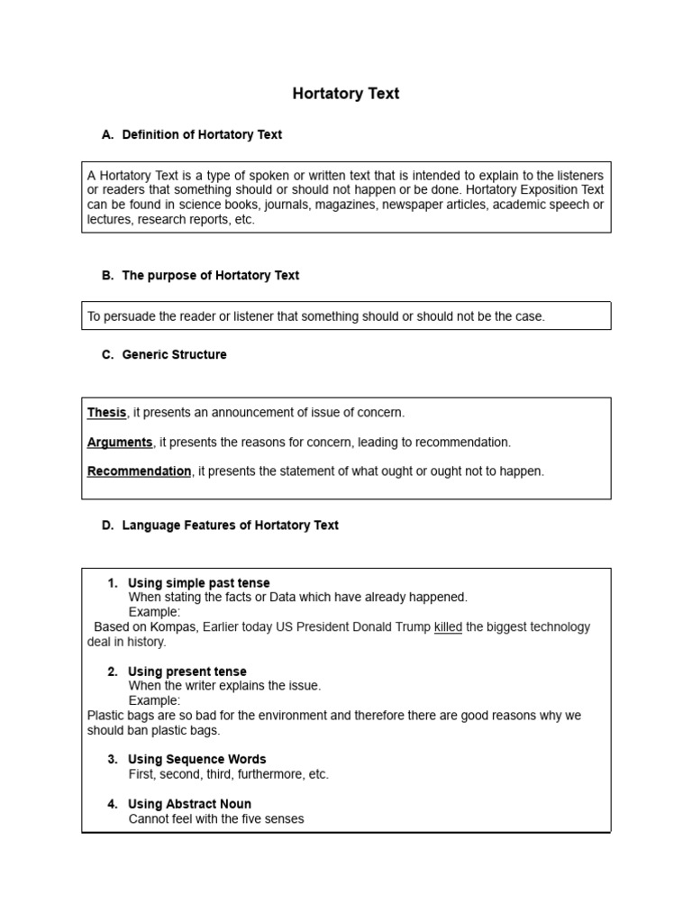 Modul Bahasa Inggris Hortatory | PDF | Plastic | Climate Change