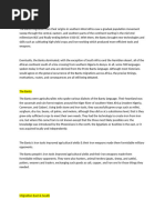 Bantu Migration Notes | PDF | Africa | Agriculture