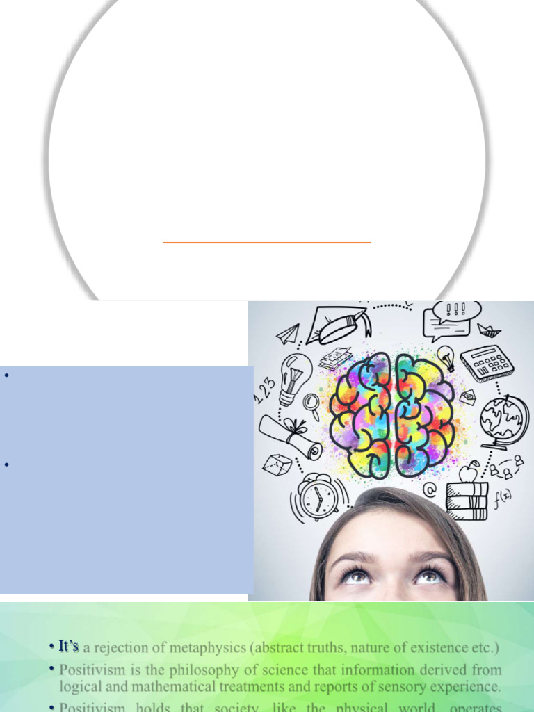 Understanding Logical Positivism & Post-Positivism | PDF | Positivism ...