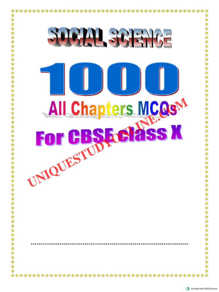 Usp - 1000 MCQ History Class X | PDF