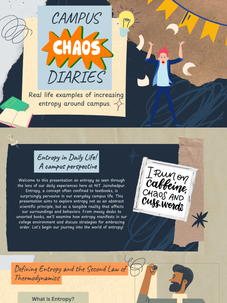 real life examples of increasing entropy around campus | PDF | Entropy ...