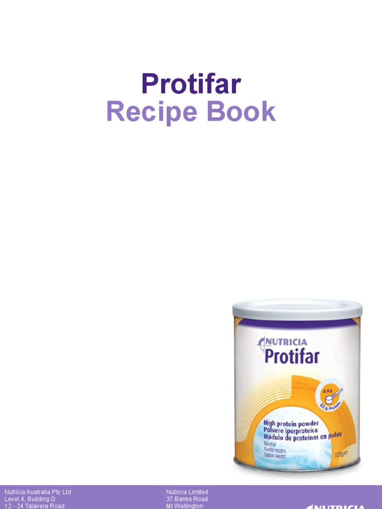 Protifar High Protein Recipe Guide | PDF | Curry | Chocolate