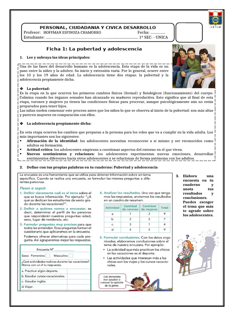 Cambios en la Pubertad y Adolescencia | PDF | Adolescencia | Ira