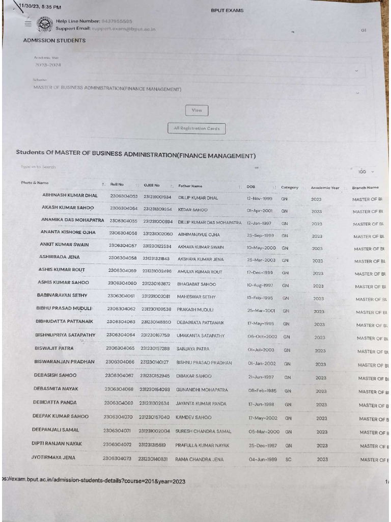 Finance Registration No | PDF
