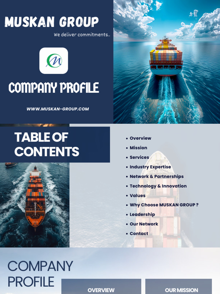 Muskan Group: NVOCC Logistics Leader | PDF | Cargo | Logistics