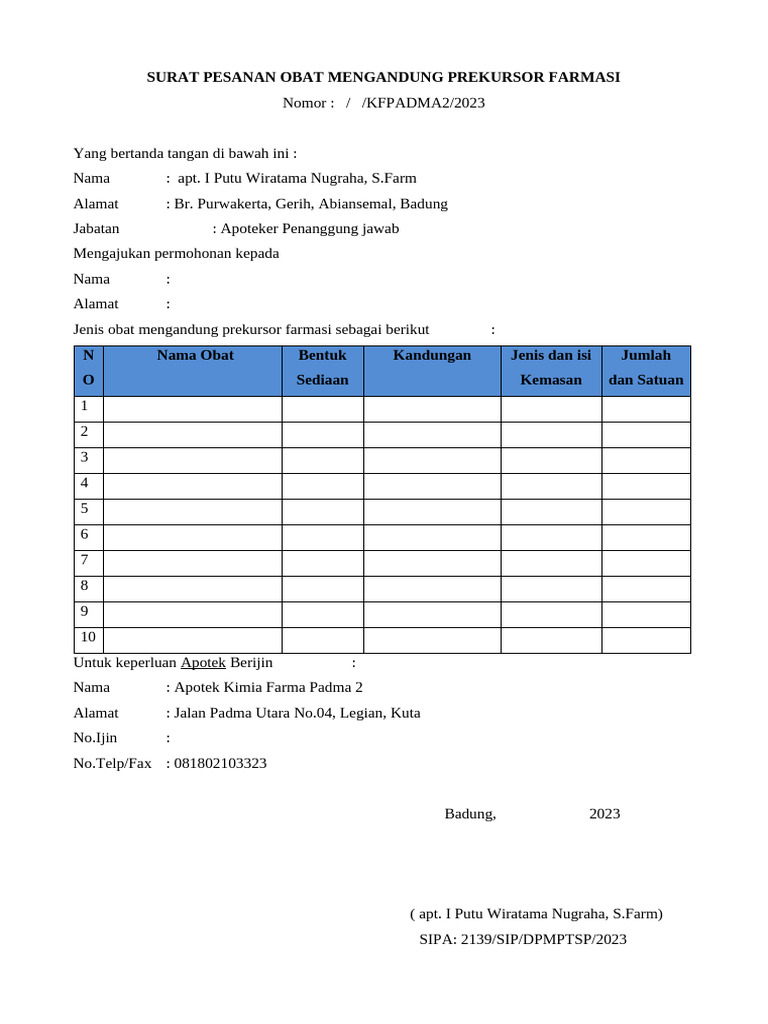 SP Prekursor DAN OOT | PDF