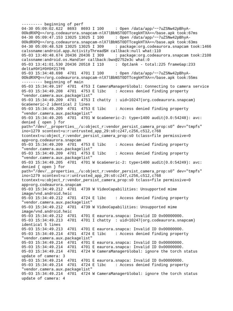 Logcat 1746275689042 | PDF | Computer Science | Software Engineering