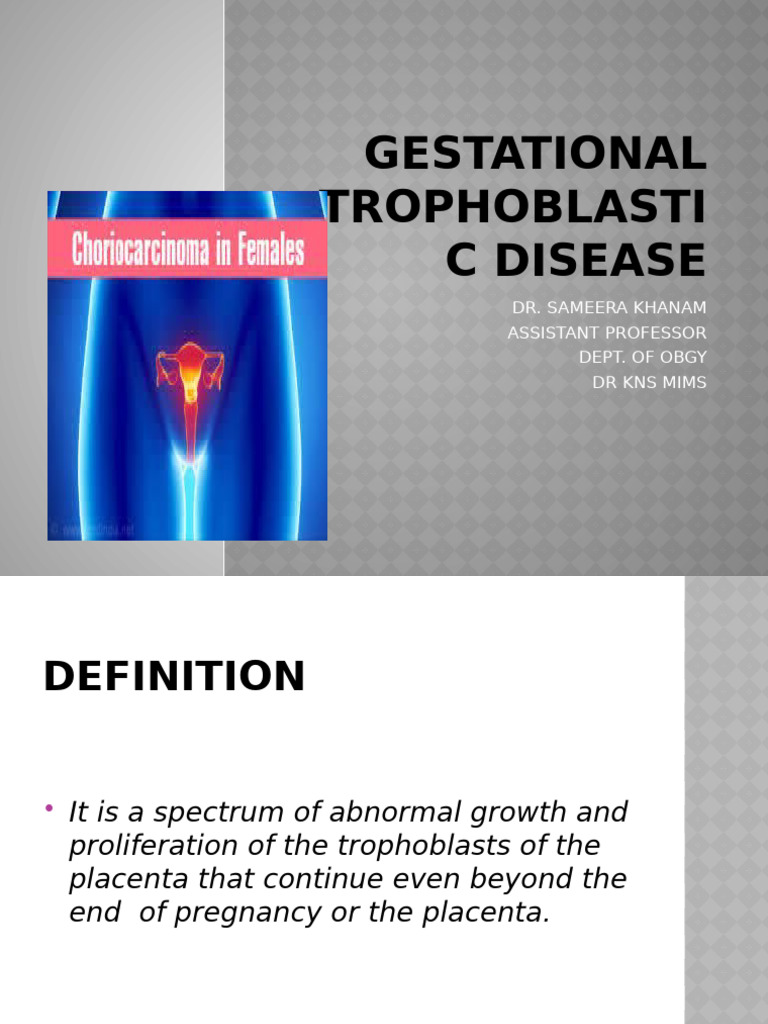 Understanding Gestational Trophoblastic Disease | PDF | Human Chorionic ...