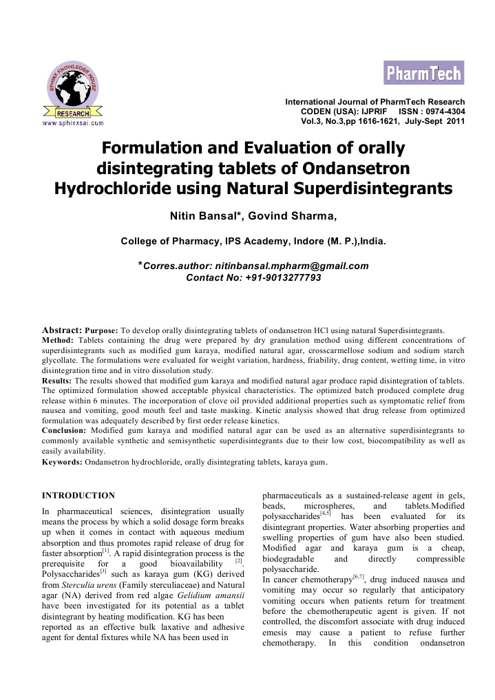 pharmaceutical chemistry research paper