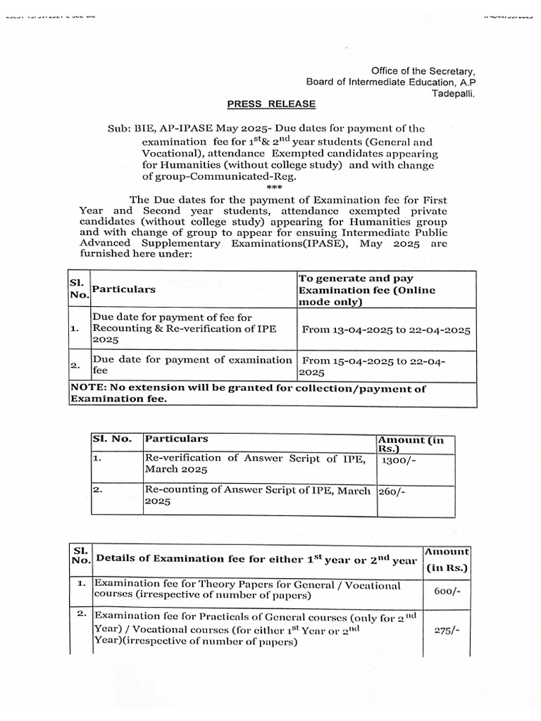 Press Release IPASE May 2025 | PDF