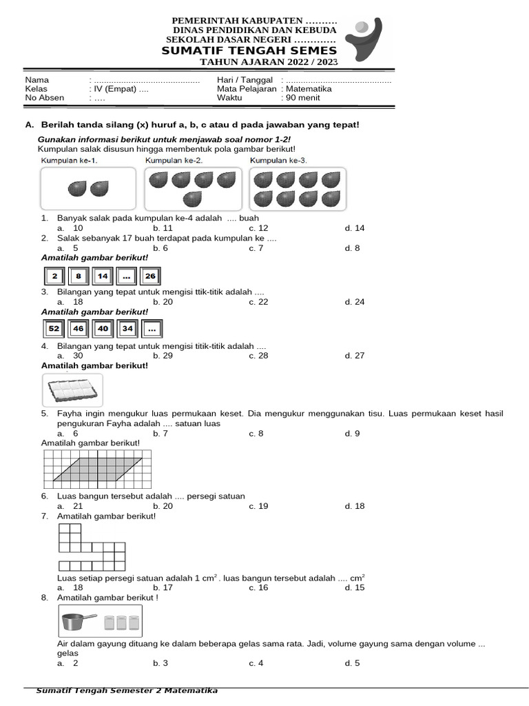 Sts Matematika Sem 2 Pdf