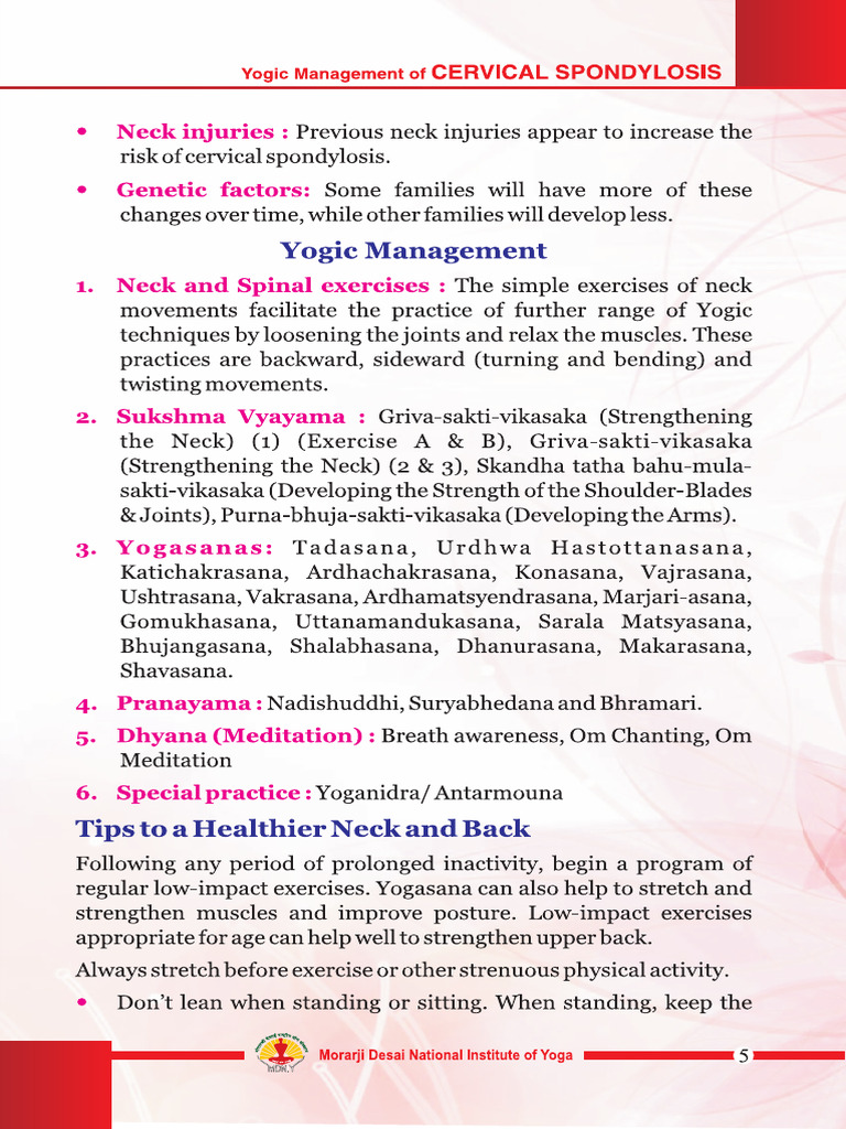 Cervical Spondylosis 5 | PDF