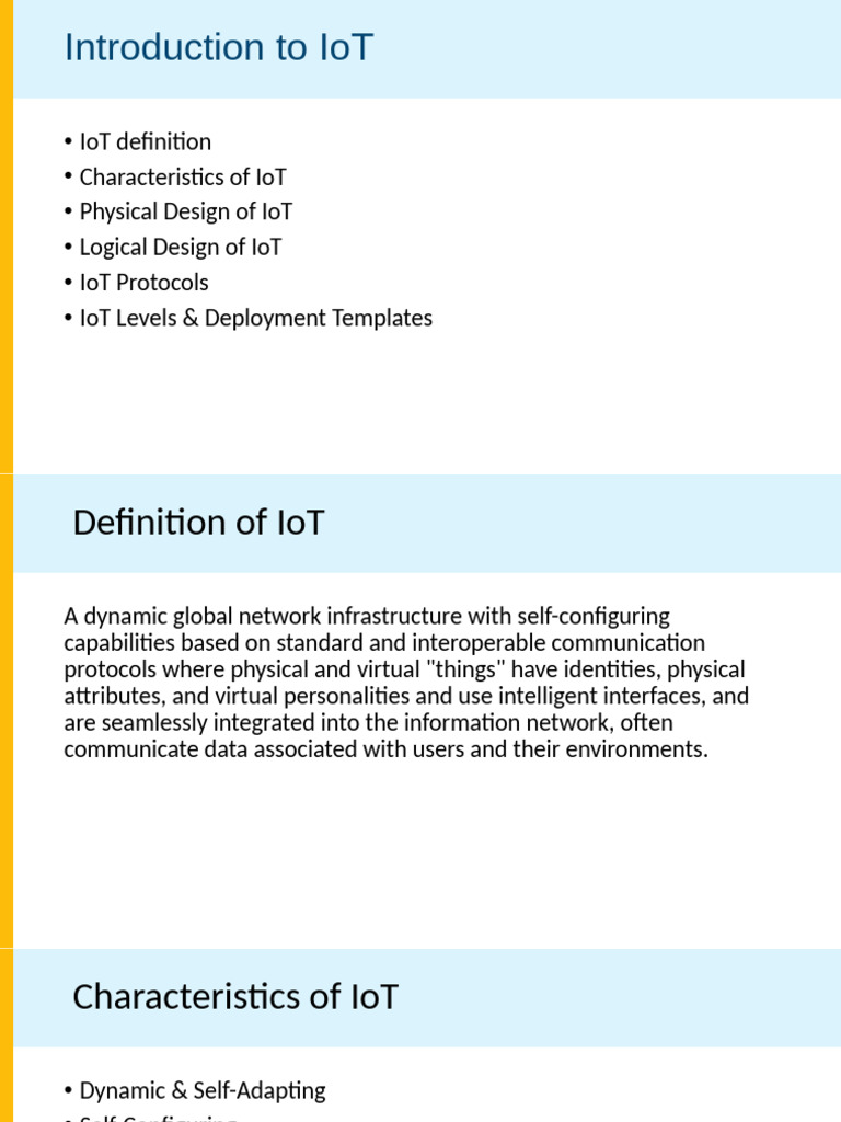 Chapter 1 | PDF | Internet Of Things | Computer Network