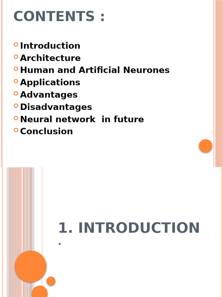 Introduction to Neural Networks | PDF | Neuron | Nervous System