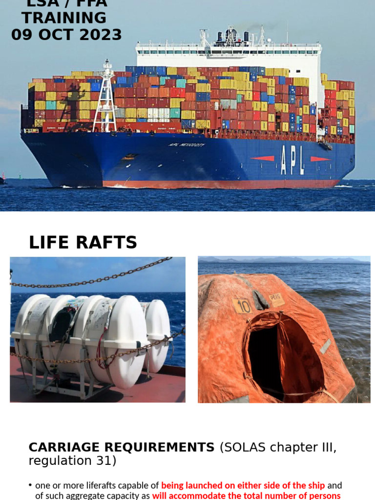Liferafts | PDF