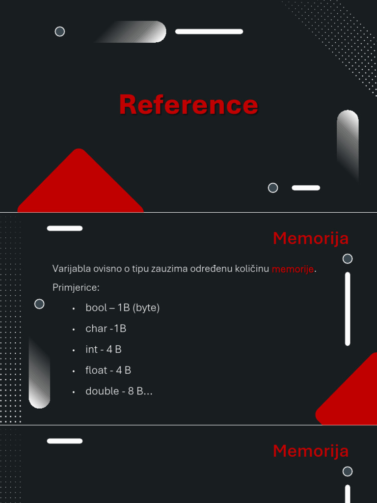Reference I Pokazivači | PDF