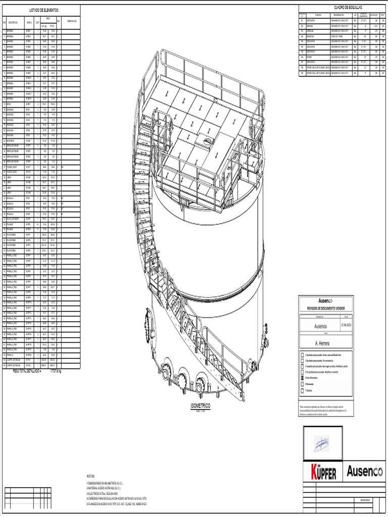 Scu 2200 Me DWG 546431 Rev 0 Rev. Ausenco | PDF