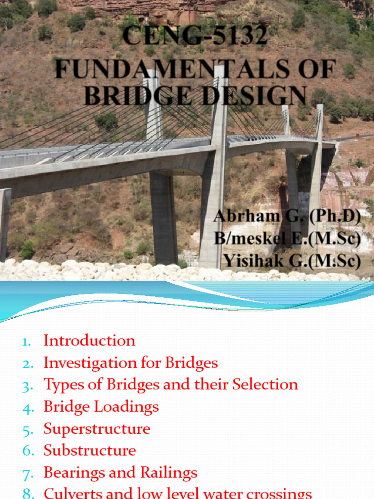 2016 Fundamentals of Bridge Design | PDF | Beam (Structure) | Strength ...