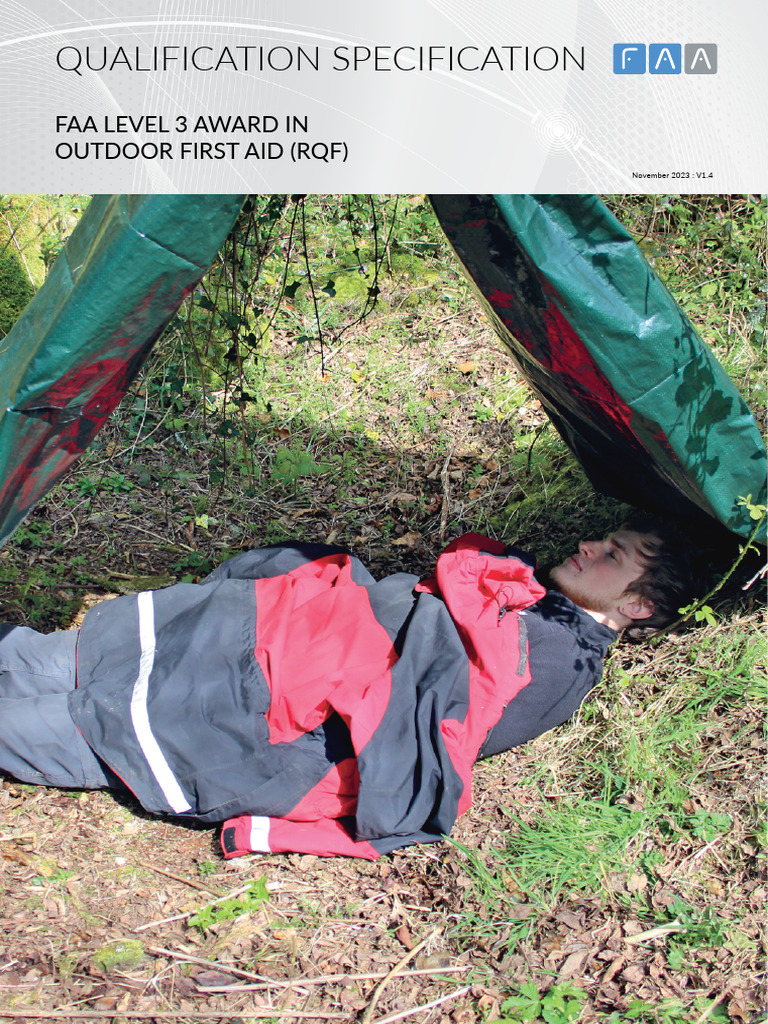FAA Level 3 Outdoor First Aid Course | PDF | First Aid | Emergency