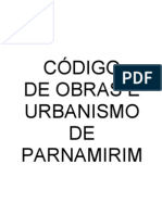 Código de Obras - Parnamirim-RN - 1994