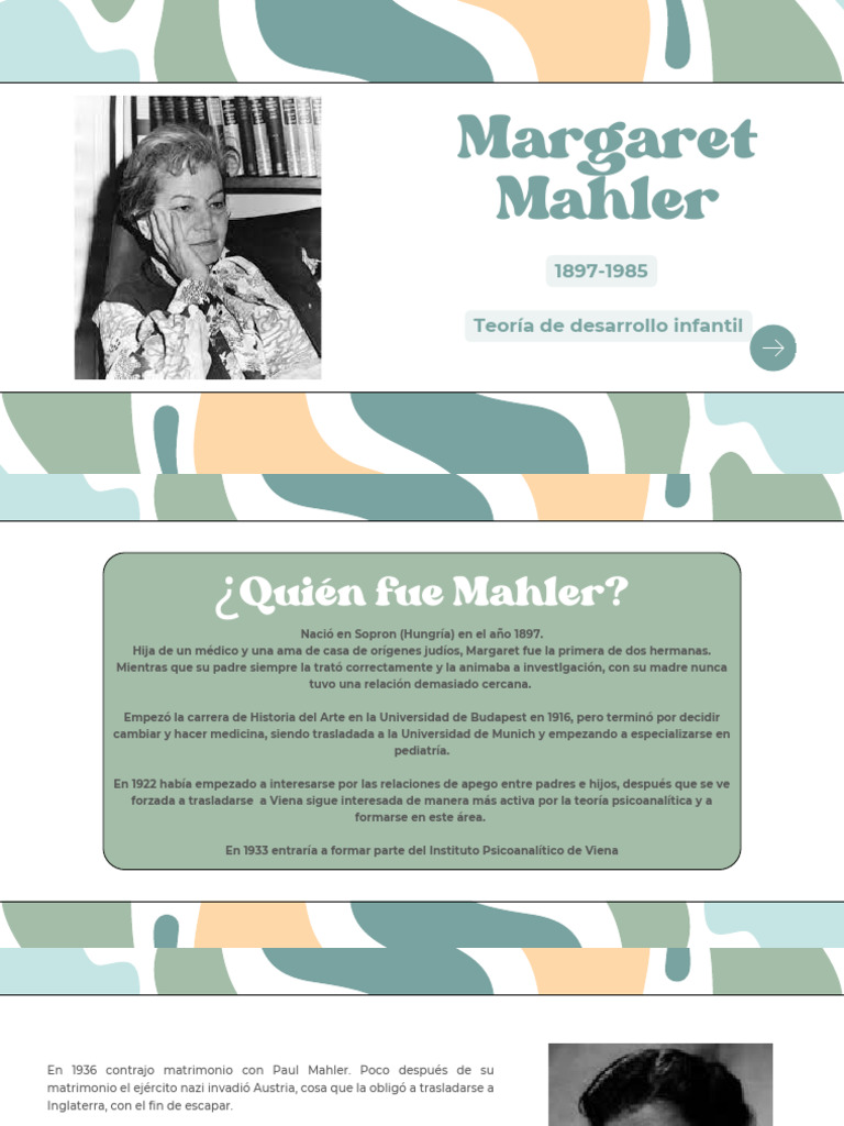 Margaret Mahler: Teoría del Desarrollo Infantil | PDF | Psicosis ...