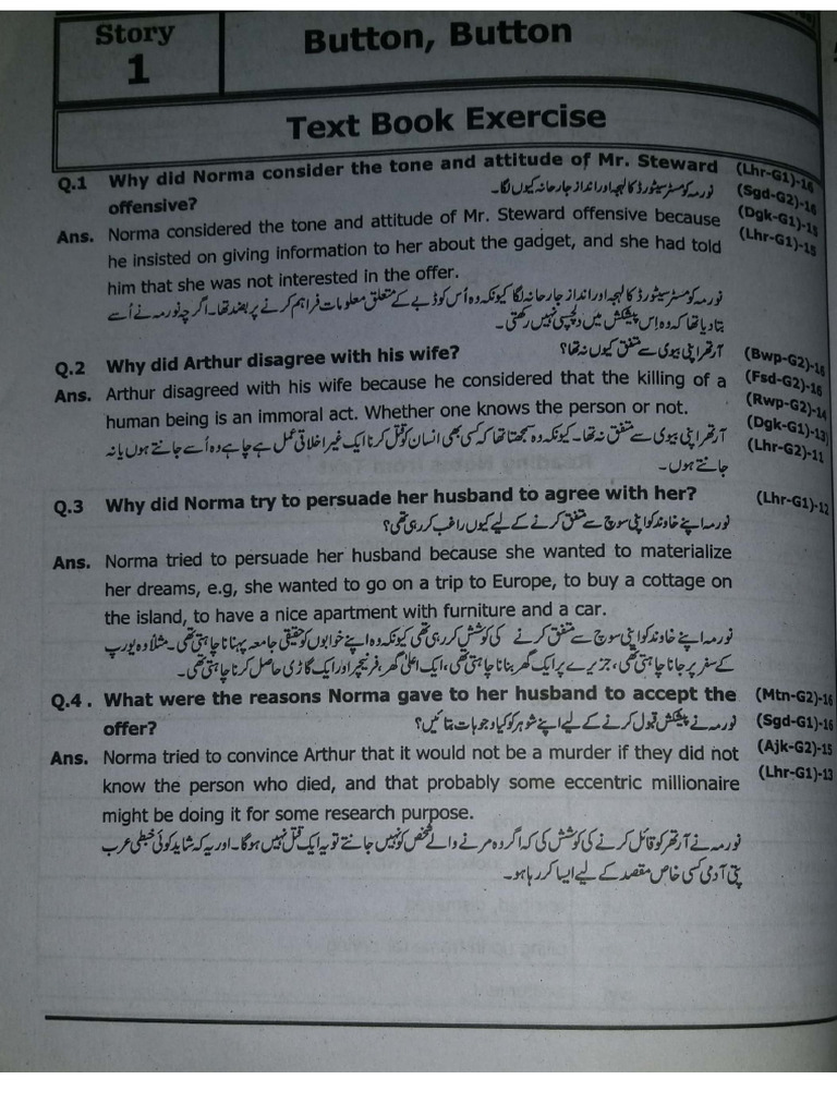 Chapter 1 English Notes 11th Class Short Pdf