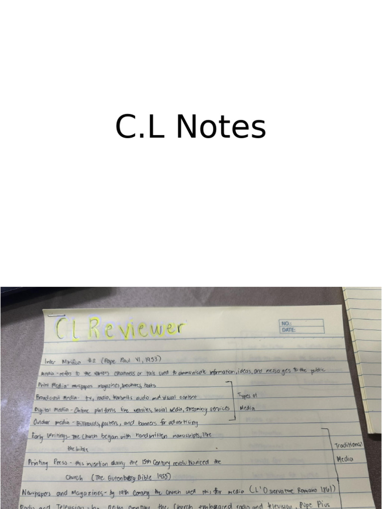 CL Notes | PDF