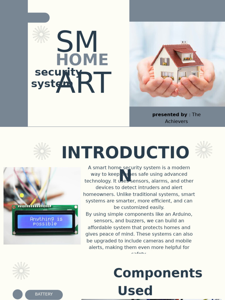 Smart Home Security System | PDF | Internet Of Things | Equipment