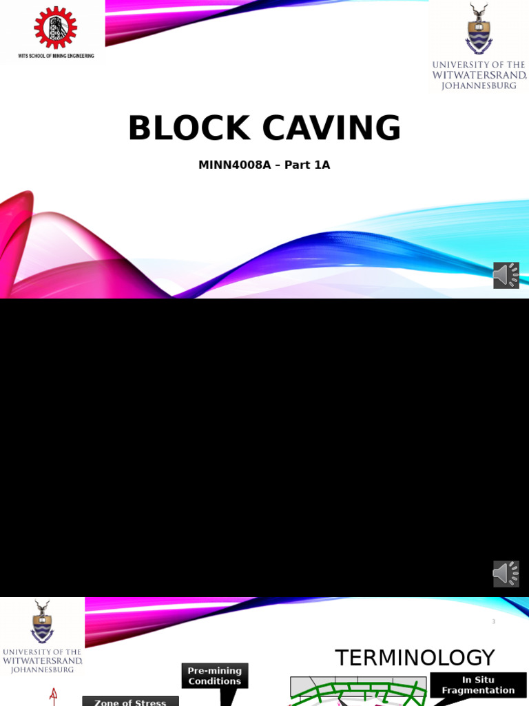 Block Caving Part 1A | PDF
