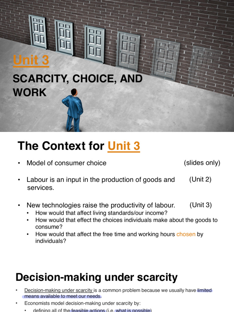 Consumer Choice and Scarcity Model | PDF | Utility | Microeconomics