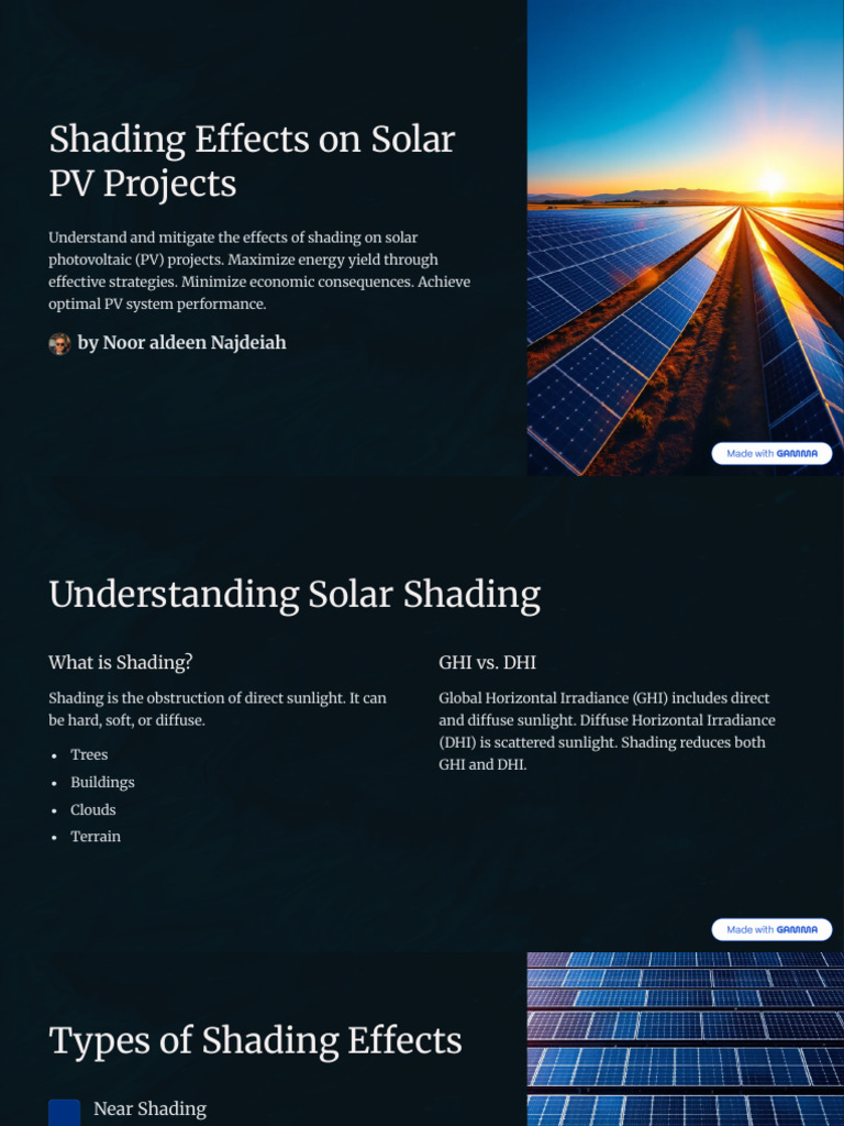 Understanding Shading Effects in PV Systems | PDF