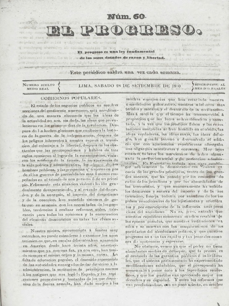 El Progreso N° 60 | PDF