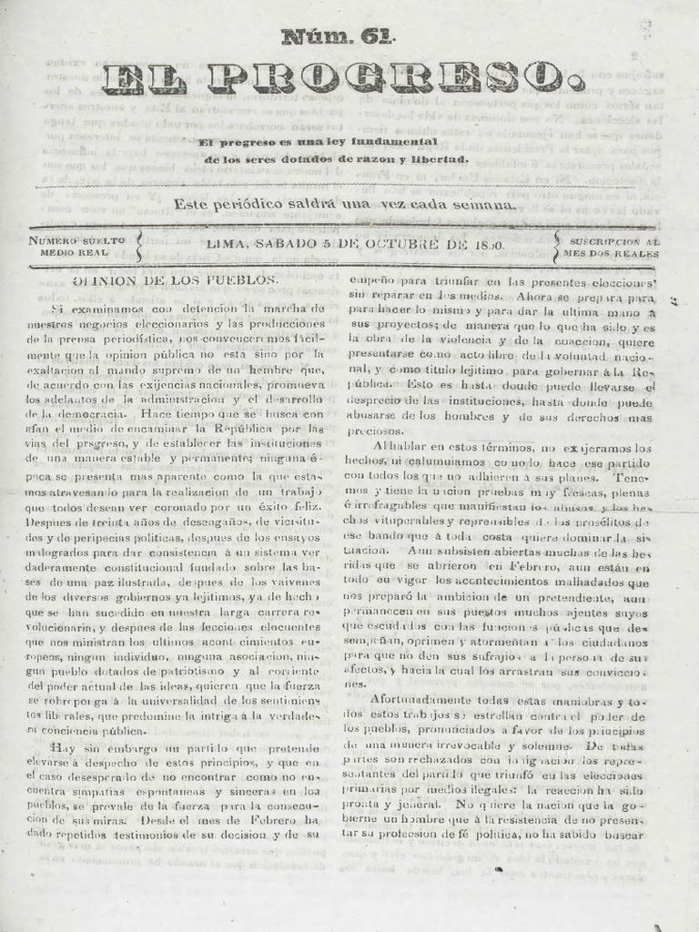 El Progreso N° 61 | PDF
