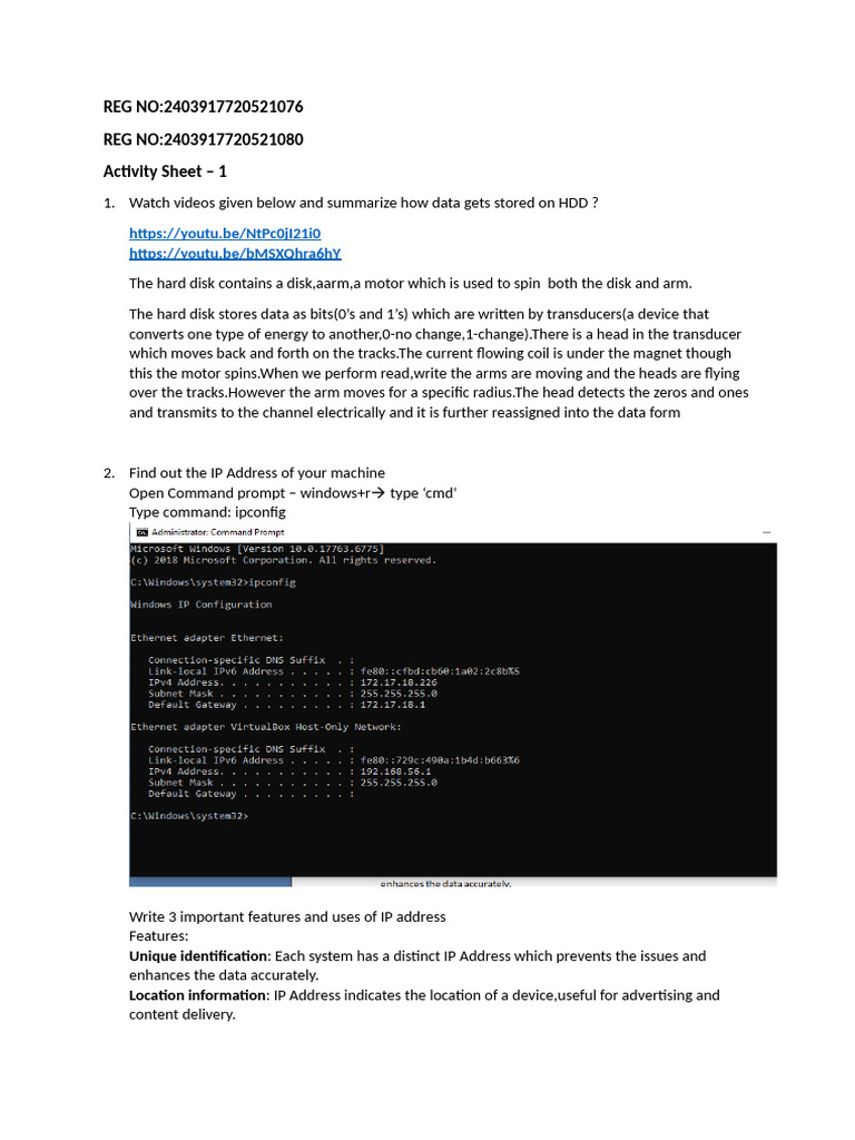 Data Storage and Network Basics Guide | PDF | Solid State Drive ...