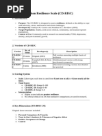 Scoring the Connor-Davidson Resilience Scale | PDF | Psychological ...