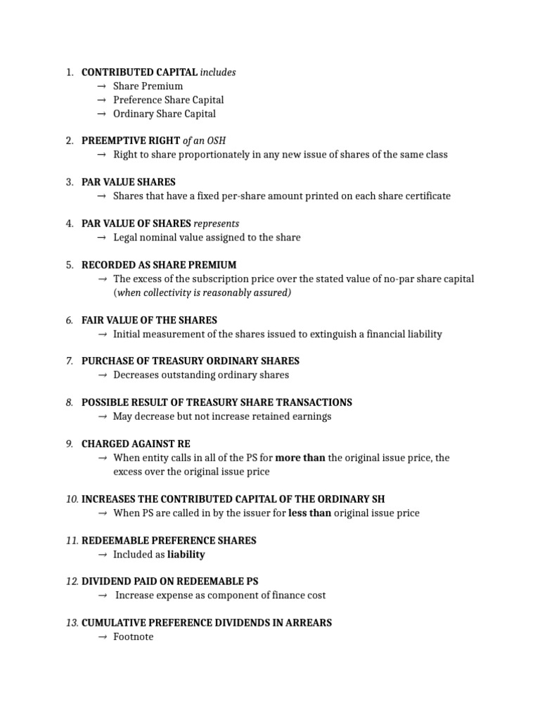 Understanding Contributed Capital and EPS | PDF | Earnings Per Share ...