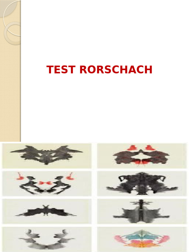 Test Rorschach | PDF