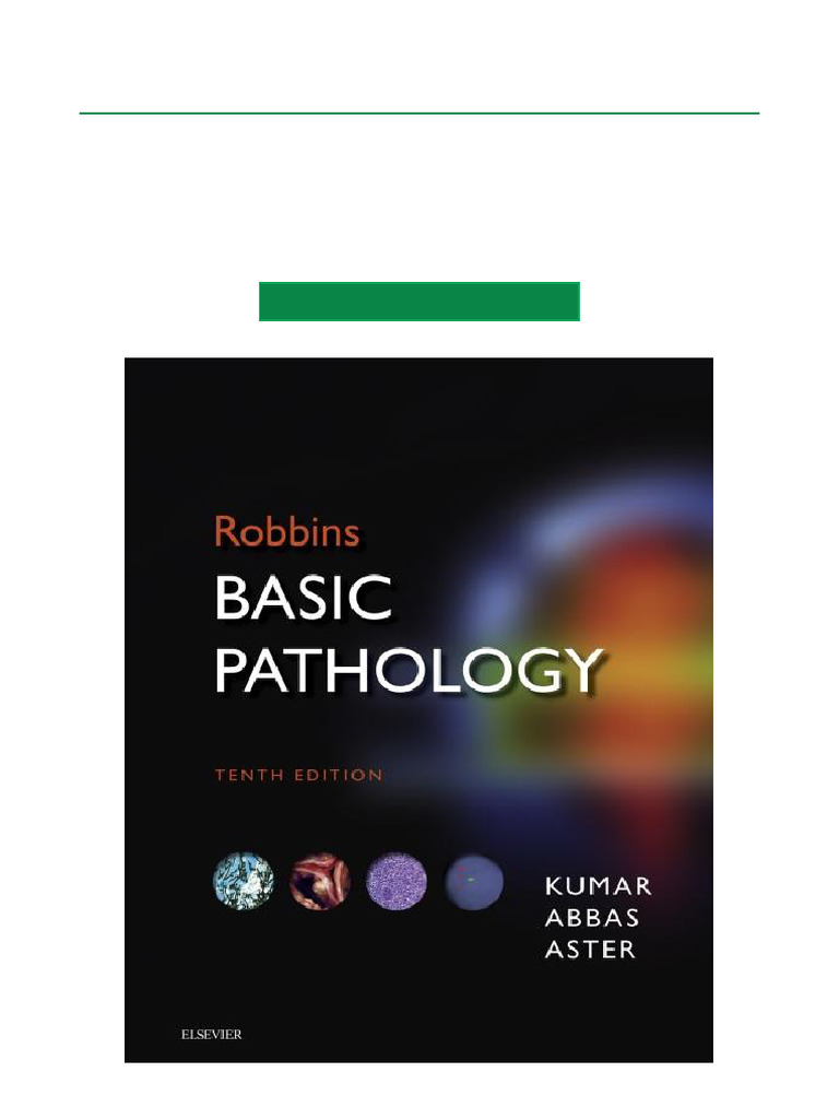 Robbins Basic Pathology, 10th Edition Textbook PDF Download