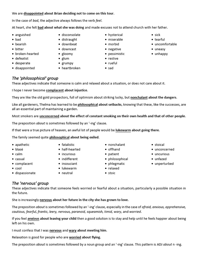 P78-79 Collins COBUILD Grammar Patterns Adjectives | PDF | Language ...