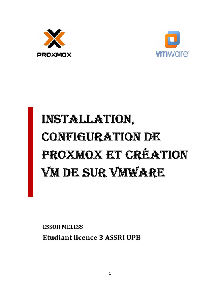PROXMOX | PDF | VMware | Virtualisation
