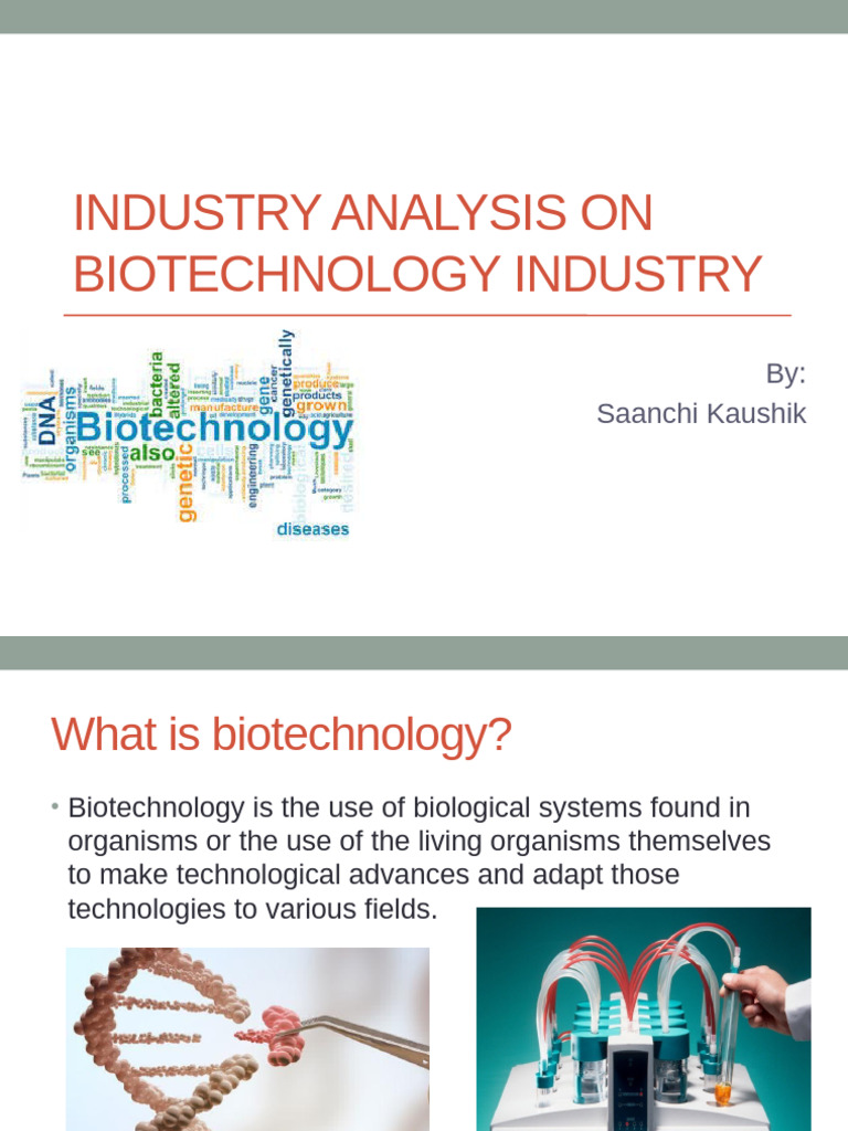 India Biotechnology Industry Overview | PDF | Biotechnology ...