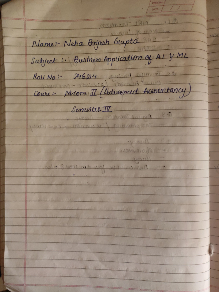Assignment 1 - AI ML | PDF
