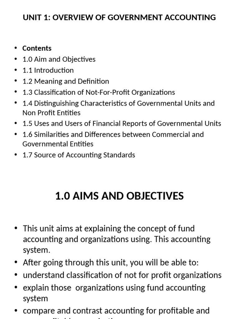 Government Accounting Overview Guide | PDF | Expense | Budget