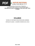 Syllabus: Established by Government of Rajasthan Approved by UGC Under Sec 2 (F) of UGC Act 1956